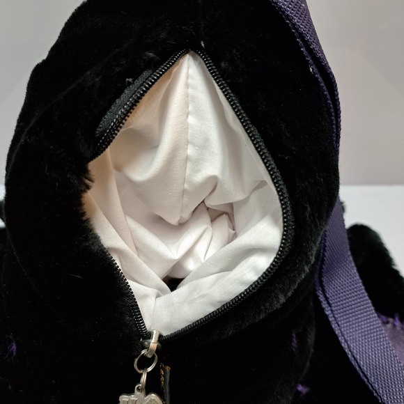 Harry Potter The Sorting Hat Plush Backpack Purse Bag 2001 Warner Brothers WB HP - Picture 7 of 11